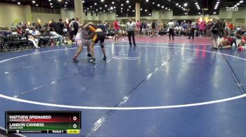 138 lbs Cons. Round 5 - Landon Caviness, Black Hive vs Matthew Spignardo, Charleston RTC