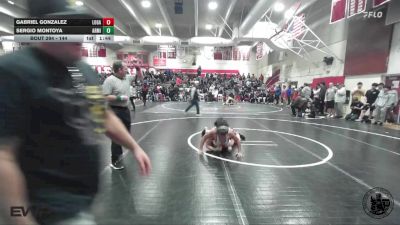 144 lbs Prelim - Sergio Montoya, Archbishop Mitty vs Gabriel Gonzalez, Los Gatos