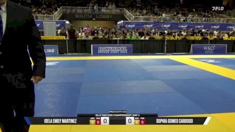Isela Emily Martinez vs Sophia Gomes Cardoso 2026 Pan Kids Jiu-Jitsu IBJJF Championship