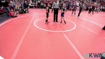 73 lbs Rr Rnd 2 - Millie Rumsey, Pawhuska Elks Takedown vs Yesenia Guardiola, Tonkawa Takedown Club