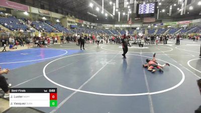 54 lbs Semifinal - Jack Luster, Moffat County vs Joaquin Vasquez, Duran Elite