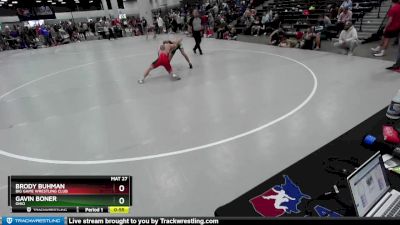 132 lbs Cons. Round 5 - Brody Buhman, Big Game Wrestling Club vs Gavin Boner, Ohio