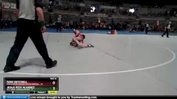 65 lbs Semis & 1st Wrestleback (8 Team) - Ivan Getchell, Maple River/United South Central vs Jesus Riza Alvarez, NLS (New London/Spicer)