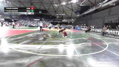 Boys 3A 144 lbs Cons. Round 4 - Fisher Norris, Lakeside (Seattle) vs Tyler Sievers, Peninsula
