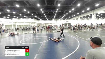 50 lbs 5th Place - Reed Saltenberger, Patriot Mat Club vs Lincoln Whittenburg, Ceres Pups WC