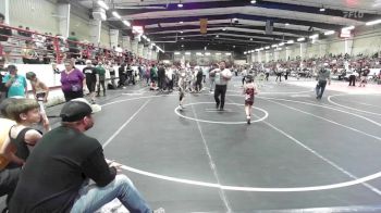 57 lbs Semifinal - Edgar Garcia, Colorado Outlaws vs Logan Candelaria, Cornerstone Wrestling Club