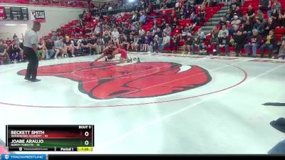 138 lbs Semis & 1st Wb (8 Team) - Joabe Araujo, North Forsyth vs Beckett Smith, Woodward Academy