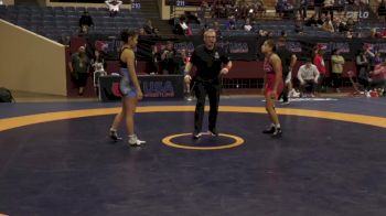 62 lbs Champ. Round 2 - Ana Luciano, Team Tornado Wrestling Club vs Bridgette Sotomayor, Tiger Wrestling Club