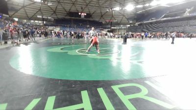 105 lbs 3rd Place Match - Bella Williams, Junkyard Dogs Wrestling Club vs Arihanna Hall, Wrestling Rhinos Wrestling Club