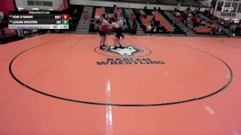 215 lbs Cons. Round 3 - Tom O`Brien, Chicago (MARIST) vs Logan Wooten, New Lenox (LINCOLN-WAY CENTRAL)
