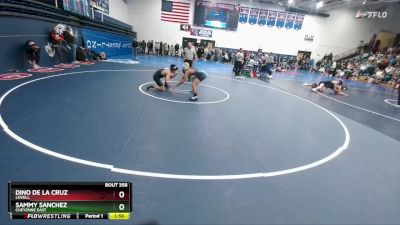 126 lbs Quarterfinal - Dino De La Cruz, Lovell vs Sammy Sanchez, Cheyenne East