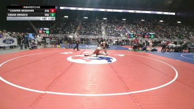 4A-113 lbs Champ. Round 1 - Cooper Sessions, Star Valley vs Cesar Orozco, Thunder Basin High School