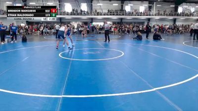 Elite 157 lbs Cons. Round 3 - Brendon Marquess, Westminster vs Ethan Maldonado, Luther