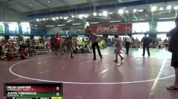 95 lbs Round 6 (8 Team) - Justin Thibodeaux, Alpha Elite vs Micah Sanford, Alabama Elite - Black&nbsp;