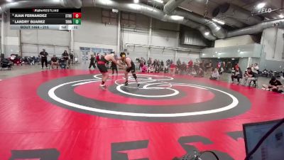 215 lbs 7th Place Match - Juan Fernandez, Strasburg vs Landry Suarez, Thompson Valley