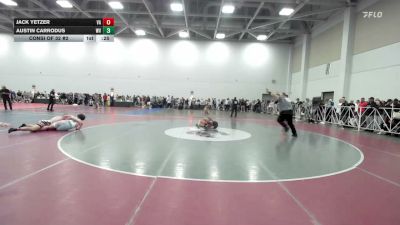 106 lbs Consi Of 32 #2 - Jack Yetzer, VA vs Austin Carrodus, WV