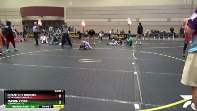 72 lbs Quarterfinals (8 Team) - Mason Cobb, Donahue WA vs Brantley Brooks, Untouchables White