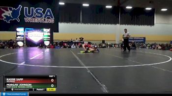 93 lbs 1st Place Match - Morgan Johnson, Team Nazar Training Center vs Kassie Sapp, Michigan