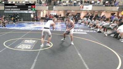 189 lbs Round 1 (4 Team) - Chase Grunwald, Owatonna, MN vs Connor Smith, Anoka, MN