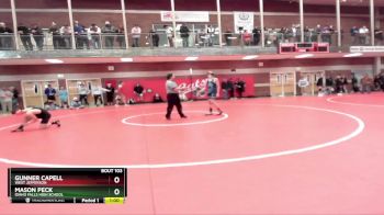 126 lbs Cons. Round 2 - Gunner Capell, West Jefferson vs Mason Peck, Idaho Falls High School