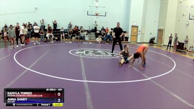 105 lbs Round 2 - Kamyla Torres, Modern Warriors Wrestling Club vs Anna Gandy, 843 SOT