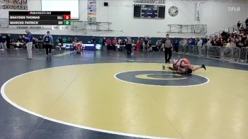 120 lbs Champ. Round 1 - Marcus Patrick, Hood River Valley vs Brayden Thomas, Dallas