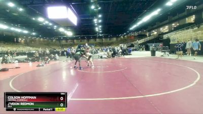 144 lbs Cons. Semi - Colson Hoffman, Central (Carroll) vs J`Veion Redmon, Ola