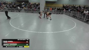 150 lbs Champ. Round 1 - Kinnick Thompson, Viking Wrestling Club (IA) vs David Jewell, Georgia