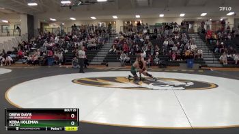 125 lbs Quarterfinal - Koda Holeman, Cal Poly vs Drew Davis, SIU Edwardsville