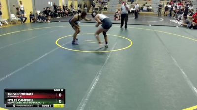 152 lbs Round 3: 4:30pm Fri. - Trevor Michael, Soldotna vs Myles Campbell, Redington Sr. Jr/Sr High School
