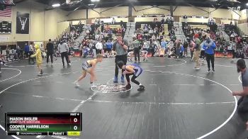 90 lbs Semifinal - Cooper Harrelson, Coastal Elite vs Mason Bigler, Legacy Elite Wrestling