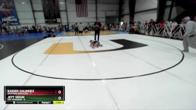 64 lbs Rd# 9- 2:15pm Saturday Final Pool - Kaiden Galindez, Backyard Brawlers vs Jett Sidun, Mat Assassins