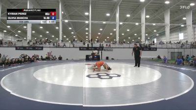 100 lbs Kyrian Perez, Oklahoma J vs Olivia Mancha, Virginia