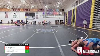 121B Round 5 - Jack McAuliff, MWC Wrestling Academy vs Peyton Wright, Bear Cave Wrestling
