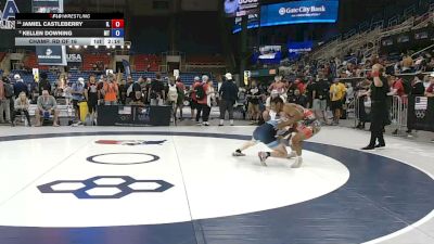 132 lbs Champ. Rd Of 16 - Jamiel Castleberry, Illinois vs Kellen Downing, Montana