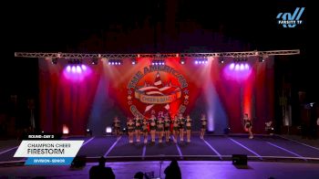 Champion Cheer - Firestorm [2025 L4 Senior Day 2] 2025 The American Legacy Fort Worth Nationals