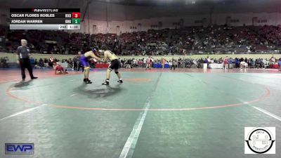 200 lbs Round Of 64 - Izaiah Shadden, Bristow vs Tryston Fisher, Jay Junior High