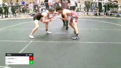 132 lbs Consi Of 16 #1 - Juan Cortes, Golden State WC vs Trevor Pile, Bay Area Dragons WC