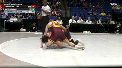 157 lbs Round 1 (16 Team) - Matt Henrich, Virginia Tech vs Charlie Millard, Minnesota