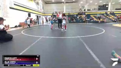 64 lbs Finals (2 Team) - Ellie Smith, Fierce & Scrappy vs Maisyn Lott, Bison Takedown Club