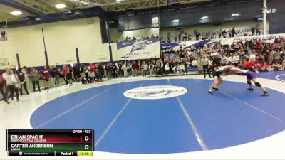 133 lbs Champ. Round 2 - Ethan Spacht, North Central College vs Carter Anderson, Loras