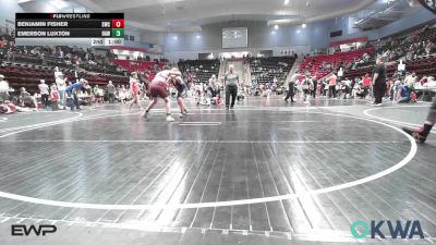 130 lbs Consolation - Cooper Couch, Grove Takedown Club vs Christian Garcia, Eufaula Ironheads Wrestling Club