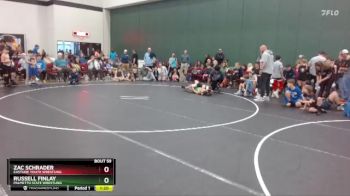 90 lbs 1st Place Match - Zac Schrader, Eastside Youth Wrestling vs Russell Finlay, Palmetto State Wrestling