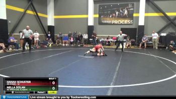 124 lbs Semis (4 Team) - Hanah Schuster, MN Storm vs Nella Dolan, NE Wrestling Academy