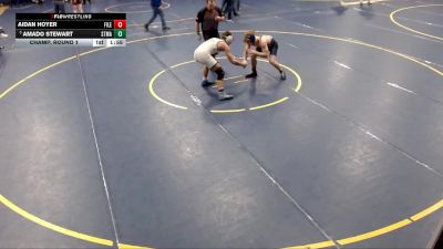 157 lbs Champ. Round 1 - Amado Stewart, St. Maries vs Aidan Hoyer, Filer