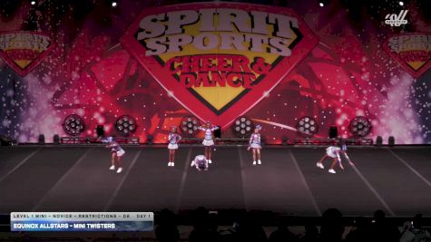 Equinox Allstars - mini twisters [2026 L1 Mini - Novice - Restrictions - D2 Day 1] 2026 Spirit Sports Myrtle Beach Nationals