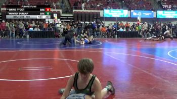 109 lbs Cons. Round 3 - Hunter Dunlap, Stillwater Gladiators vs David Ryder, Magic City Wrestling Club