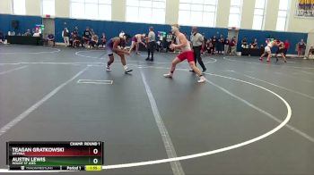 190 lbs Champ. Round 1 - Teagan Gratkowski, Smyrna vs Austin Lewis, Mount St Joes