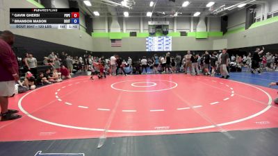 120 lbs Rr Rnd 2 - Gavin Ghersi, Pope Junior Wrestling Club vs Branson Mason, South Georgia Athletic Club