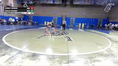 100lbs Cons. Round 5 - Azalia Alvarez, Woodland (Girls) vs Aubrey Morris, Camas (Girls)